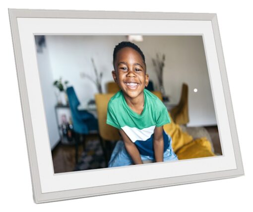 AURA Carver 10 Inch Digital Photo Frame - Matt Clay