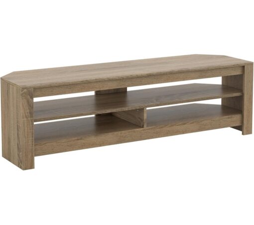 AVF Calibre CA140GO 1400 mm TV Stand - Rustic Sawn Oak, Silver/Grey,Brown