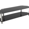 AVF SDC1400 TV Stand - Black & Chrome, Silver/Grey,Black