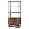 Abbylynn 163cm H x 76cm W Steel Library Bookcase Bookcase