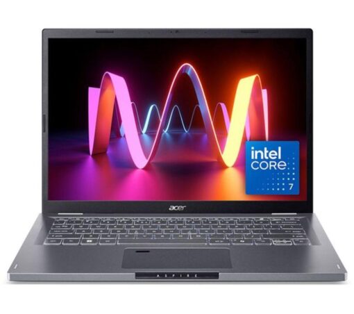 Acer Aspire 14 14" Refurbished Laptop - Intel® Core™ 7, 1 TB SSD, Grey (Very Good Condition), Silver/Grey