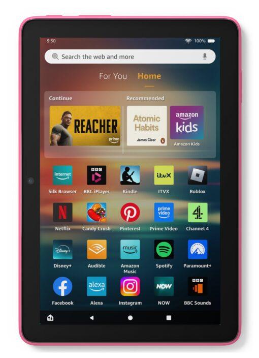 Amazon Fire HD 8 8 Inch 32GB Wi-Fi Tablet - Hibiscus