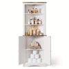 And Shelves 63" For Small Storage For Apartmetn Bathroom Restroom And Small ,