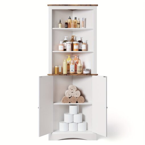 And Shelves 63" For Small Storage For Apartmetn Bathroom Restroom And Small ,