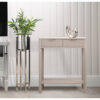 Annlynn Console Table For Living Room Furniture, 2 Drawers Wooden Slim Entry Hallway Table