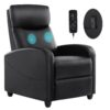 Antonia Recliner Chair Massage Reclining Chair For Adults, Comfortable Recliner Sofa, Adjustable Home Theater Seating Lounge With Padded Seat