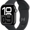 Apple Watch Series 10 GPS 42mm Jet Black Sport Band - M/L