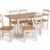 Argos Home Chicago Solid Wood Extending Table & 6 Chairs