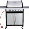 Argos Home Deluxe 4 Burner Gas BBQ