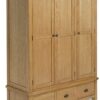 Argos Home Kent 3 Door 3 Drawer Wardrobe - Oak