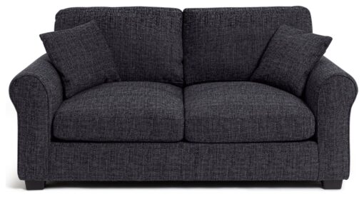 Argos Home Lisbon Fabric 2 Seater Sofa Bed - Charcoal