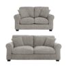 Argos Home Lisbon Fabric 2 and 3 Seater Sofa - Grey