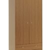 Argos Home Malibu 2 Door 2 Drawer Wardrobe - Oak Effect