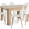 Argos Home Miami 6 - 8 Seater Table & 6 Beni White Chairs