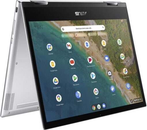 Asus Flip CM3200MT 12" 2 in 1 Refurbished Chromebook - MediaTek MT8192, 128 GB eMMC, Grey (Very Good Condition), Silver/Grey