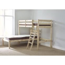 Aurura Solid Pine L-Shaped Bunk Bed