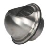 Awenta - 150mm Air Ejector Stainless Steel Duct Cap Semicircular Outside Box Casing Cover