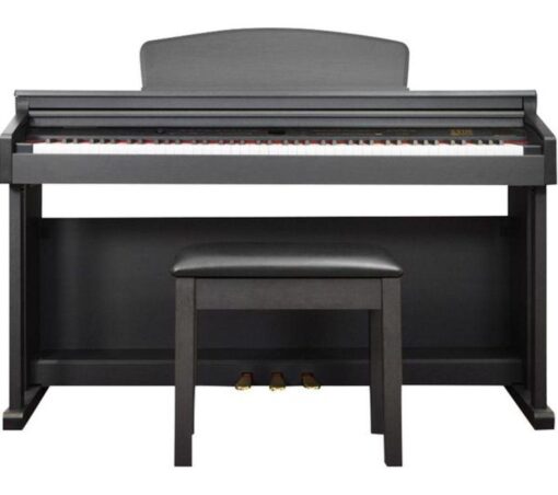 Axus D2 Digital Piano with Bench - Black, Black