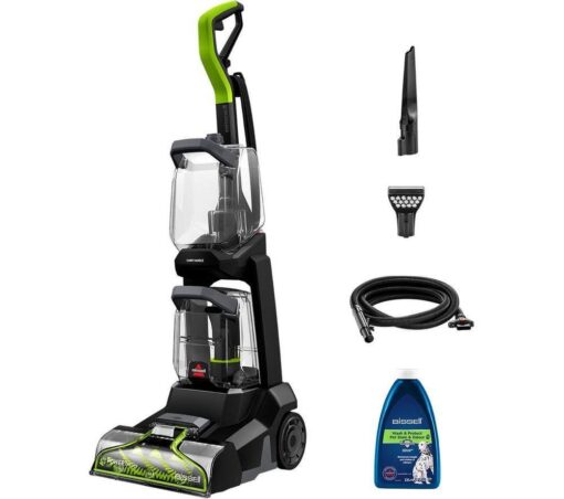 BISSELL Powerwash Upright Carpet Cleaner - Transparent, Green & Black, Black,Green,Clear