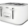 BREVILLE Linear VTR031 4-Slice Toaster - White, White