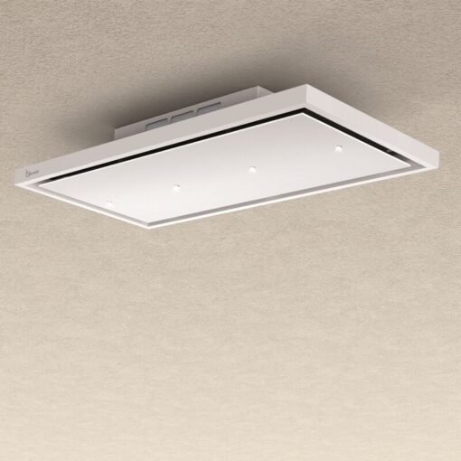 Baraldi - Gea Free ceiling hood 90x60 cm. - Stainless steel with led - 900 m3/h