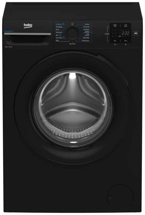 Beko EnergySpin BM3WT3941B 9kg 1400 Washing Machine - Black