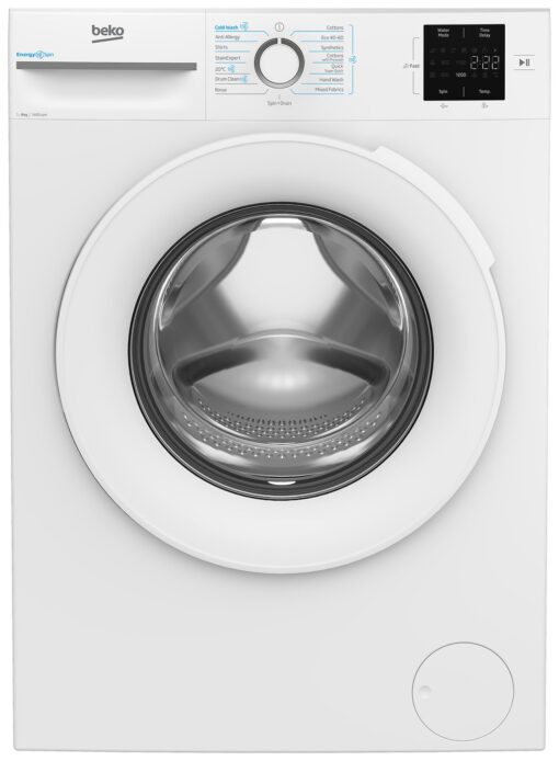 Beko EnergySpin BM3WT3941W 9kg 1400 Washing Machine - White