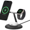 Belkin 3 in 1 MagSafe Compatible Qi2 Wireless Charger -Black