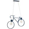 Bike Pendant Ceiling Light, Blue - Onli