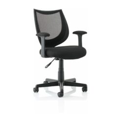 Camden Black Mesh Chair - Dynamic