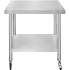 Catering Work Bench Table Stainless Steel Food Prep Kitchen