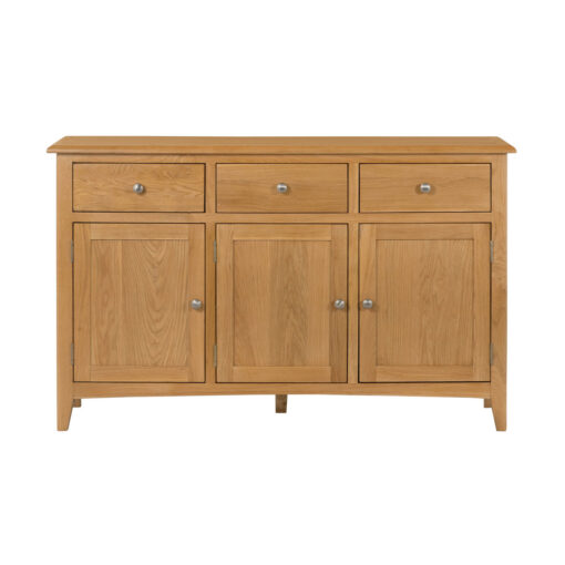 Censu Oak 3 Door Sideboard