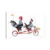 Chickens On Bike