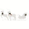 Christmas Reindeer & Sleigh Decoration With 60 Leds For Effects Energy- Saving Design And Weather- Resistant Material