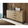 Clairette 4 Drawer 178Cm W Solid Wood Combi Chest