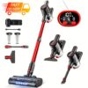 Cordless Computer Vacuum, Portable Vacuum Cleaner Car Vacuum Dust Kit With 2 In 1 Crevice Tool, Sofa Brush, Led Display, 3 Suction , Anti-