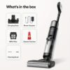 Cordless Vacuum Mop Combo, Wet Dry Vacuum Cleaner With Self-cleaning, Long Runtime, Smart Mess Detection, Lcd Display, Great For Hard Floors And