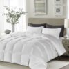 Cosybay Goose Feathers Down Comforter King Size Luxurious All Seasons Duvet Insert -, Fluffy Medium Warmth, (106x90, Dark Grey)