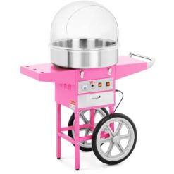 Cotton Candy Maker with Wagon and Guard Candy Floss Machine with Cart and Cover