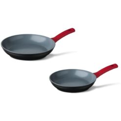 Cuisinox - 2 Piece Frying Pan Set Red