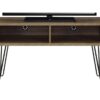 DOREL HOME Owen Retro 1748396COMUK 1067 mm TV Stand - Walnut, Brown