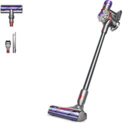 DYSON V8 Advanced Cordless Vacuum Cleaner - Silver Nickel, Silver/Grey