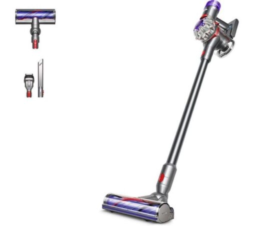 DYSON V8 Advanced Cordless Vacuum Cleaner - Silver Nickel, Silver/Grey