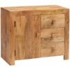 Dakota Light Mango 3 Drawer Sideboard - Light Wood