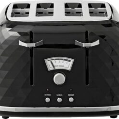 De'Longhi CTJ4003 Brillante 4 Slice Toaster - Black