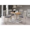 Deerfiled Remi Drop Leaf Solid Oak Dining Set