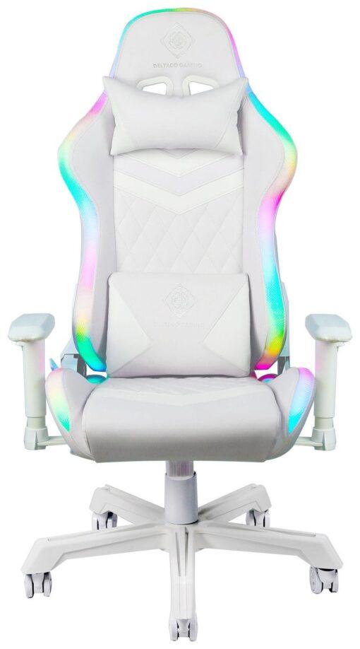 Deltaco WCH90 RGB PC Gaming Chair - White