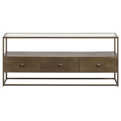 Depart Tv-Stand Metal Antique Brass