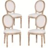 Dining Chairs Set Of 4 Round Wood And Frame For Dining