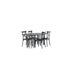 Dining Set Stone with the chairs Crosett